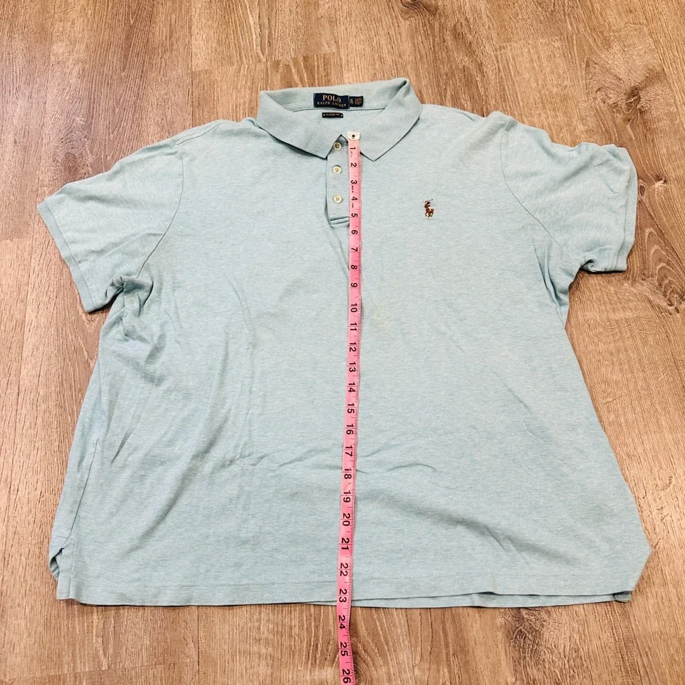 Polo Ralph Lauren Polo Mens XL Light‎ Blue Classic Fit Short Sleeve Polo Shirt